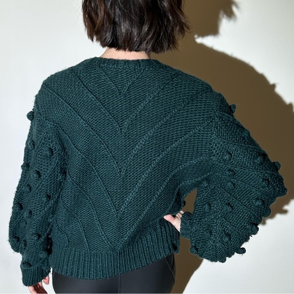 Hunter Green C/MEO COLLECTIVE sweater - Picture 3 of 4